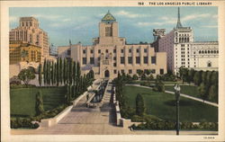 The Los Angeles Public Library California Postcard Postcard Postcard