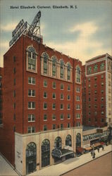 Hotel Elizabeth Carteret New Jersey Postcard Postcard Postcard