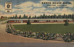 Ranch House Motel Tehachapi, CA Postcard Postcard Postcard