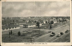 Partial View of Camp Lee, VA Fort Lee, VA Postcard Postcard Postcard