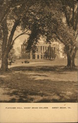 Fletcher Hall, Sweet Briar College Postcard