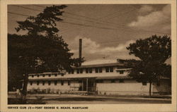 Service Club #2 - Fort George G. Meade Postcard