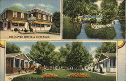 Del Haven Hotel and Cottages Postcard