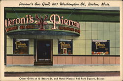 Pieroni's Sea Grill Boston, MA Postcard Postcard Postcard