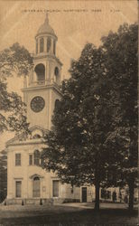 Unitarian Church Northboro, MA Postcard Postcard Postcard