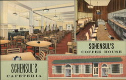 Schensul's Cafeteria - Schensul's Coffee House Kalamazoo, MI Postcard Postcard Postcard