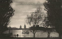 A Typical Evening View at Clear Lake Camp Postcard