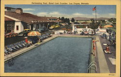 Swimming Pool, Hotel Last Frontier Postcard