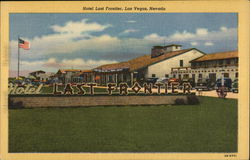 Hotel Last Frontier Postcard