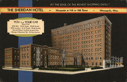 The Sheridan Hotel Minneapolis, MN Postcard Postcard Postcard