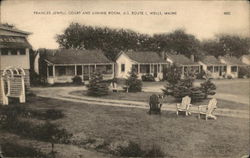 Frances Jewell Court and Dining Room, U. S. Route 1 Postcard