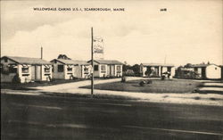 Willowdale Cabins Scarborough, ME Postcard Postcard Postcard