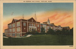 Deering High School Portland, ME Postcard Postcard Postcard