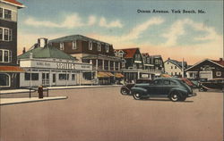 Ocean Avenue York Beach, ME Postcard Postcard Postcard