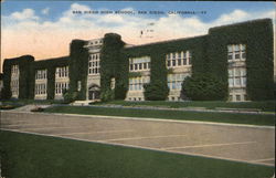 San Diego High School California Postcard Postcard Postcard