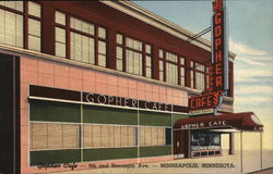 Gophre Cafe Minneapolis, MN Postcard Postcard Postcard