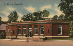 Post Office Skowhegan, ME Postcard Postcard Postcard