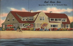 Red Rose Inn West Yarmouth, MA Postcard Postcard Postcard