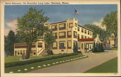 Hotel Harrison, On Beautiful Long Lake Maine Postcard Postcard 
