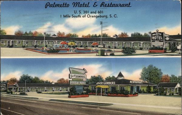 Palmetto Motel & Restaurant Orangeburg South Carolina