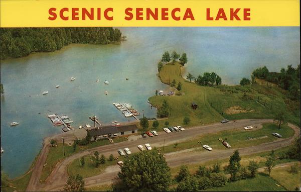 Seneca Lake and Boat Dock Cambridge Ohio