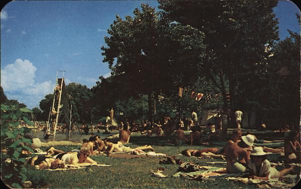 Sun Bathing, Indian Lake Russells Point Ohio