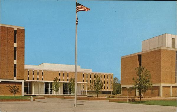 Wright State University - View of First Quadrangle - Ohio's Newest State University Dayton