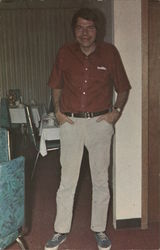 Dick Peabody - "Little John" of TV's Combat Series. Postcard