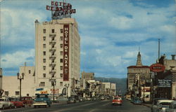Santa Clara Street and Hotel De Anza San Jose, CA Postcard Postcard Postcard