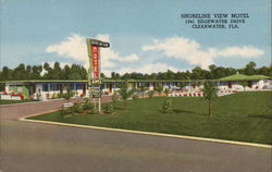 Shoreline View Motel Postcard