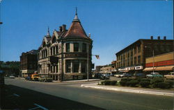 Newton Corner Business District Massachusetts Postcard Postcard Postcard