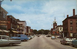 Street Scene Newport, NH Postcard Postcard Postcard