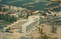 Air-View of the Famous Yankee Clipper Hotel Postcard