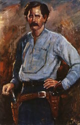 Wyatt Earp by Lea McCarty Elko, NV Postcard Postcard Postcard