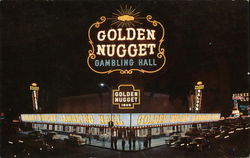 Golden Nugget Gambling Hall Postcard