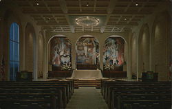 Interior of Saint Barnabas on the Desert Episcopal Church Postcard