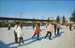 Ice Skating Rink Grossinger, NY Postcard Postcard Postcard