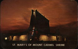 St. Mary's of Mt. Carmel Shrine Postcard