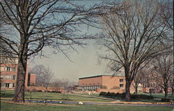 Mount Union College - Library, Wilson & Lamborn Science Halls Postcard