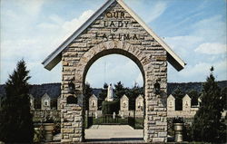 Our Lady of Fatima Shrine - Entrance Arch Belpre, OH Postcard Postcard Postcard