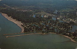 Air view of Vermilion Postcard