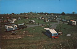 Campgrounds at Dillon Lake and State Park Postcard