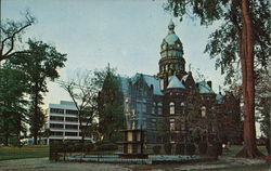 Trumbull County Court House Postcard