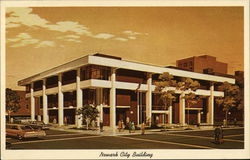 Newark City Building Postcard