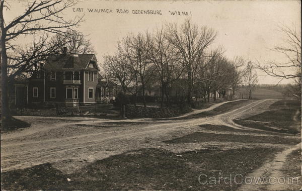 East Waupaca Road Ogdensburg Wisconsin H. Montgomery