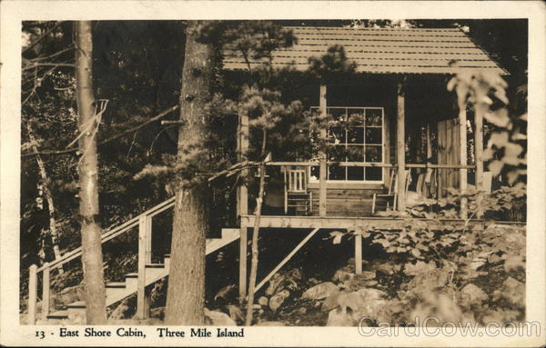 East Shore Cabin, Three Mile Island Lake Winnipesaukee New Hampshire