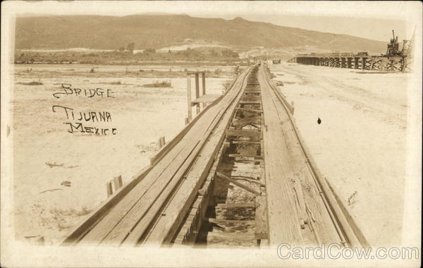 A wooden Bridge Tijuana Mexico