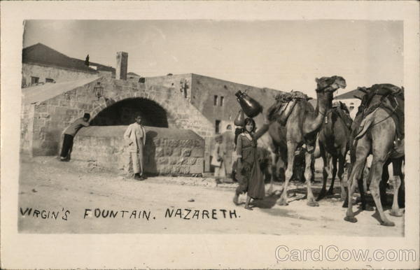 Virgin's Fountain (Mary) Nazareth Israel Fadil Saba