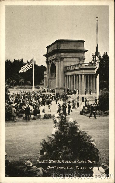 Music Stand, Golden Gate Park San Francisco California