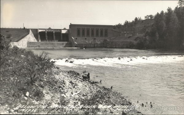 Below the Manistee River Dam Wellston Michigan